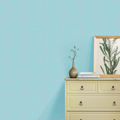 texoro Architecture Blue Wallpaper(230 cm x 41 cm)