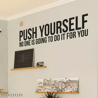 ANK Paper Quotes & Motivation Multicolor Wallpaper(L x W: 36 cm x 9 cm)