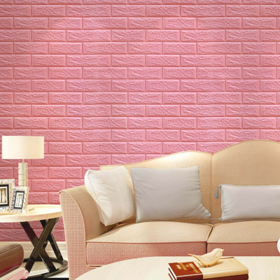 Prixzon Abstract Pink Wallpaper(70 cm x 77 cm)