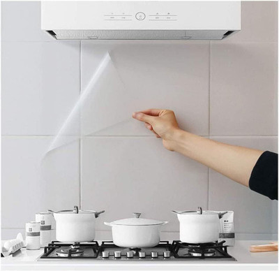 DSticker 200 cm Transparent Wall Protector For Home Transparent Wallpaper Sticker For Kitchen Self Adhesive Sticker(Pack of 1)