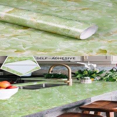 Walltown Vinyl Decorative Green Wallpaper(L x W: 200 cm x 60 cm)