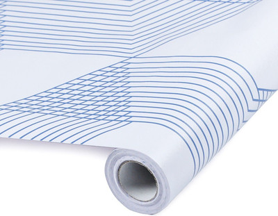 Guru Production Vinyl Abstract Multicolor Wallpaper(L x W: 200 cm x 40 cm)
