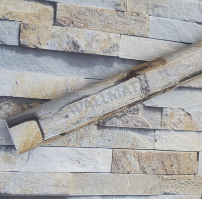 Wallmate Vinyl Decorative Grey Wallpaper(L x W: 40 cm x 203 cm)