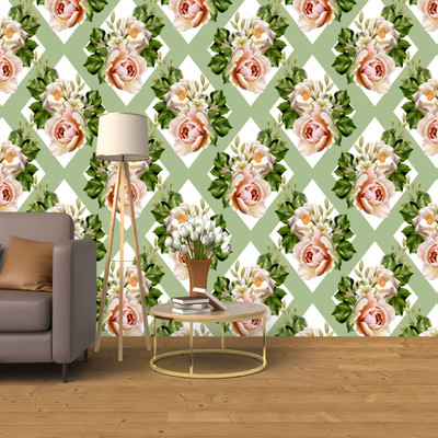We Kreate Vinyl Decorative Multicolor Wallpaper(L x W: 255 cm x 45 cm)