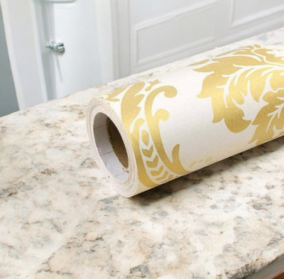 vintaze Vinyl Abstract Multicolor Wallpaper(L x W: 601 cm x 45 cm)