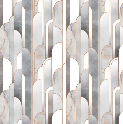 Indian Velvet Classics Beige, Grey Wallpaper(100 cm x 40 cm)