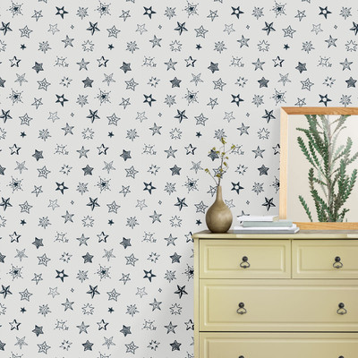 texoro Animation & Cartoons Grey Wallpaper(230 cm x 41 cm)