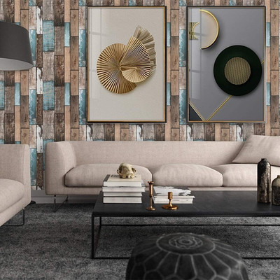 JAAMSO ROYALS Decorative Multicolor Wallpaper(1000 cm x 45 cm)