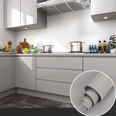 SUPERFAB Vinyl Abstract Grey Wallpaper(L x W: 60 cm x 121.4 cm)