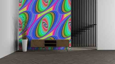 wallpics Vinyl Decorative Multicolor Wallpaper(L x W: 200 cm x 45 cm)