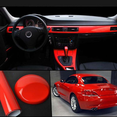 Vinylzone Wrap for Car & Bike(Red)