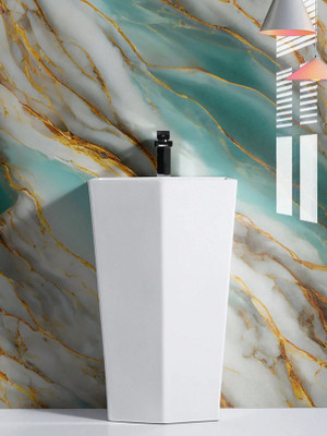 metreno Vinyl Decorative Multicolor Wallpaper(L x W: 60 cm x 200 cm)