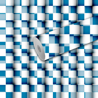B N PRINT Abstract Multicolor Wallpaper(244 cm x 40 cm)