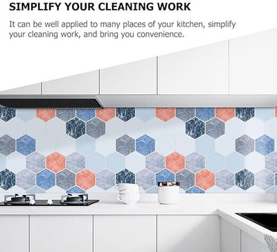 Sunavi Vinyl Decorative Blue Wallpaper(L x W: 200 cm x 60 cm)