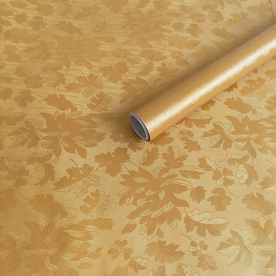 Wallmonks Abstract Gold Wallpaper(45 cm x 500 cm)