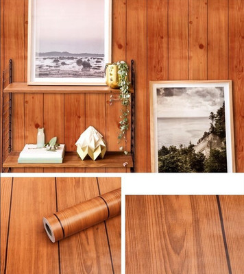 AmazingKarts Abstract Brown Wallpaper(304.8 cm x 45 cm, Pack of 20)