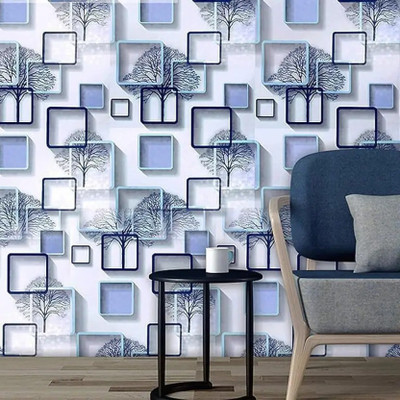 dazzle and shine Vinyl Nature Multicolor Wallpaper(L x W: 500 cm x 45 cm, Pack of 2)