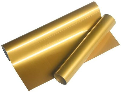 PAVI Vinyl Abstract Gold Wallpaper(L x W: 33 cm x 121 cm)