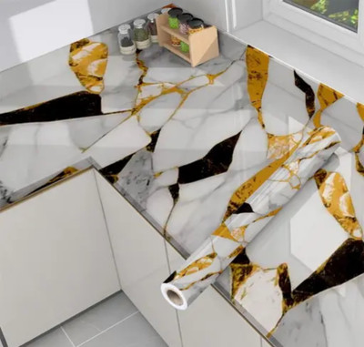 RXR Vinyl Abstract Multicolor Wallpaper(L x W: 200 cm x 60 cm)