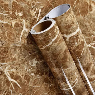 Jk Collections Decorative Brown Wallpaper(60 cm x 200 cm)
