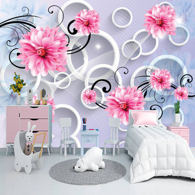 digital print world Abstract Multicolor Wallpaper(130 cm x 40 cm)