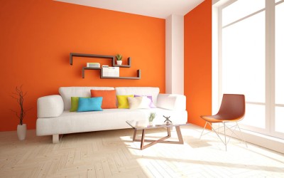 SIA VENDORS Nature Orange Wallpaper(121 cm x 60 cm)
