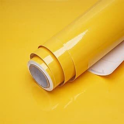 SUPERFAB Decorative Yellow Wallpaper(198.12 cm x 121 cm)