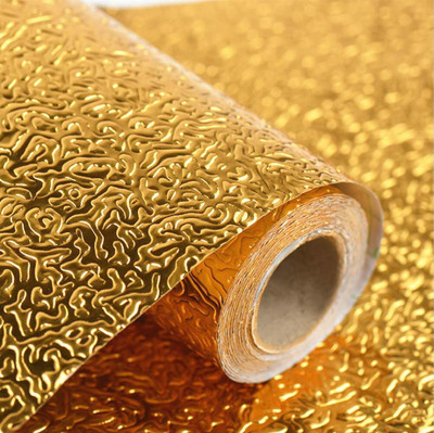 SHEREE GLOBAL Foils Classics Gold Wallpaper(L x W: 200 cm x 60 cm)