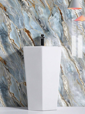 ANUSHKA ENTERPRISE Abstract Multicolor Wallpaper(60 cm x 200 cm)