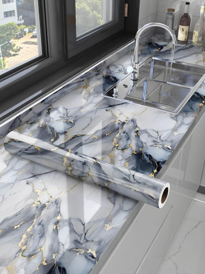 Peijinsart Vinyl Decorative Multicolor Wallpaper(L x W: 200 cm x 60 cm)