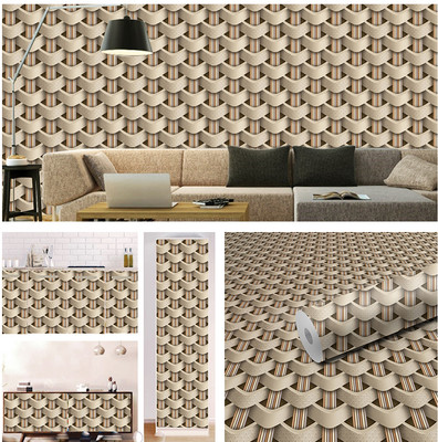 BnezzUP Vinyl Decorative Multicolor Wallpaper(L x W: 300 cm x 40 cm)