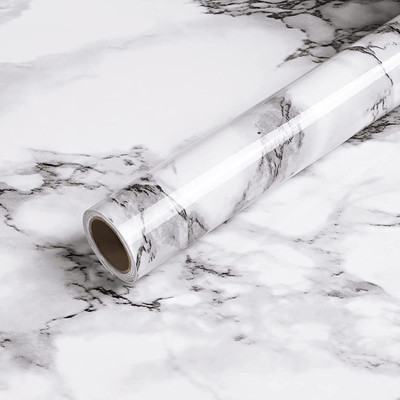 Pamidhar 200 cm Marble Wallpaper Oil Proof Waterproof Self Adhesive Removable Wallpaper (2M) Self Adhesive Sticker(Pack of 1)