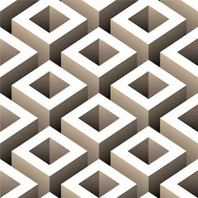 Indian Velvet Vinyl Abstract White, Brown Wallpaper(L x W: 100 cm x 40 cm)