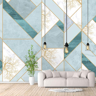Heinriched Paper Architecture Green Wallpaper(L x W: 500 cm x 45 cm)