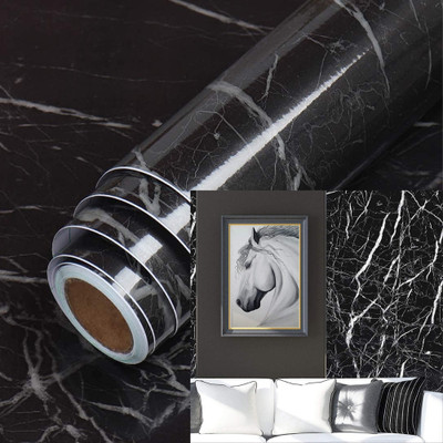 HIRUSH ENTERPRISE 200 cm Aluminum Foil Kitchen Stickers Oil-Proof Waterproof Self Adhesive (200*60) Self Adhesive Sticker(Pack of 1)