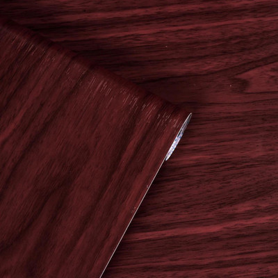 Wallmonks Vinyl Architecture Maroon Wallpaper(L x W: 1000 cm x 45 cm)