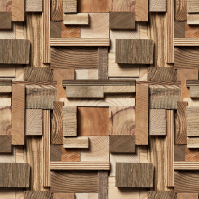 Guru Production Architecture Brown Wallpaper(1000 cm x 45 cm)