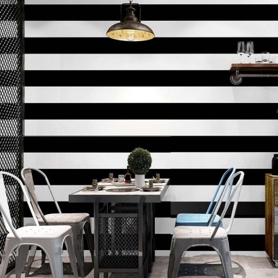 Univocean Classics Black, White Wallpaper(500 cm x 45 cm)