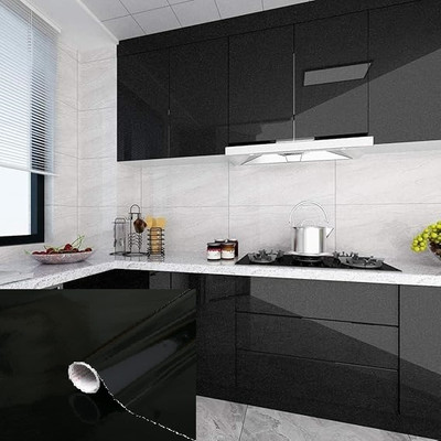zeepzone Vinyl Classics Black Wallpaper(L x W: 157.48 cm x 30 cm)