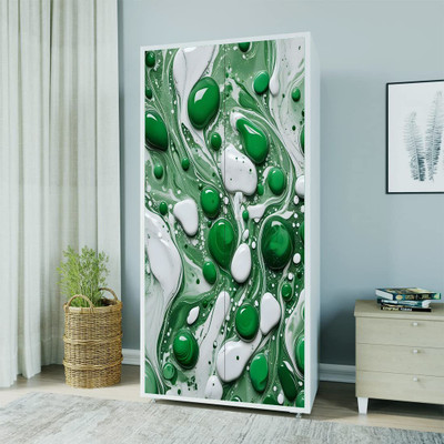 MKP Almira Vinyl Abstract Green Wallpaper(L x W: 183 cm x 86 cm)