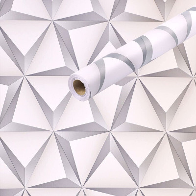 SV collections Decorative White Wallpaper(200 cm x 45 cm)
