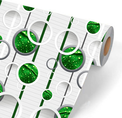 We Kreate Vinyl Decorative Multicolor Wallpaper(L x W: 250 cm x 45 cm)