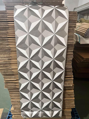 ASSBRI SHOPEE PVC Abstract Grey Wallpaper(L x W: 45 cm x 400 cm)