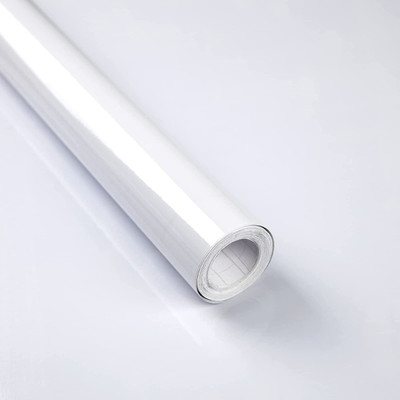 SUNBIRD Vinyl Nature White Wallpaper(L x W: 184 cm x 30 cm)
