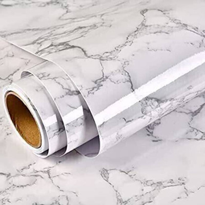 Diseno Decorative White Wallpaper(60 cm x 200 cm)