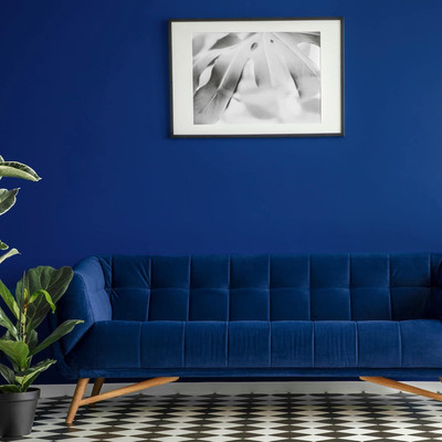 WallVibe Vinyl Abstract Blue Wallpaper(L x W: 60.96 cm x 243.84 cm)