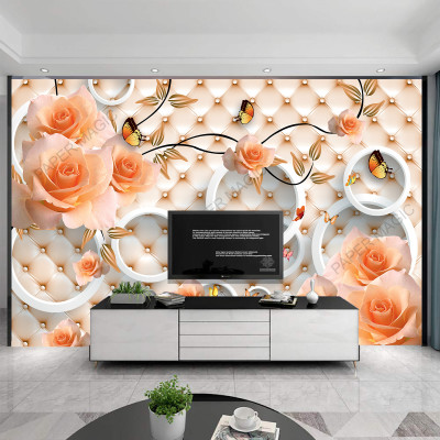 Luxury Abstract Multicolor Wallpaper(130 cm x 40 cm)