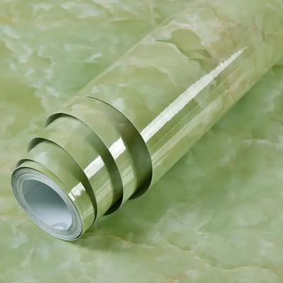 Shivatv Paper Nature Green Wallpaper(L x W: 200 cm x 60 cm)