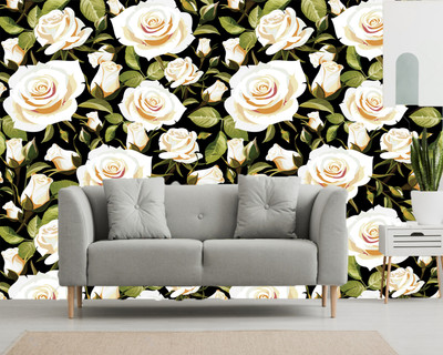 Creative Print Solution Abstract Multicolor Wallpaper(244 cm x 41 cm)