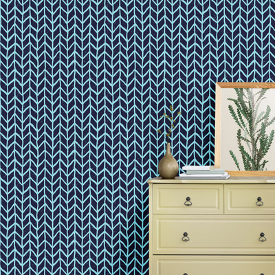 texoro Architecture Blue Wallpaper(230 cm x 41 cm)